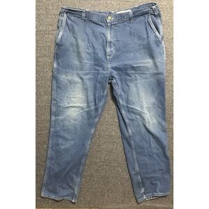 Carhartt Dungaree Mens Jeans Size 42x32 Carpenter Utility Denim Workwear